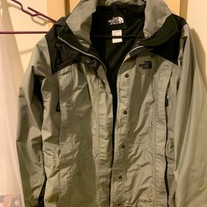 North Face Black/Grey Hyvent jacket